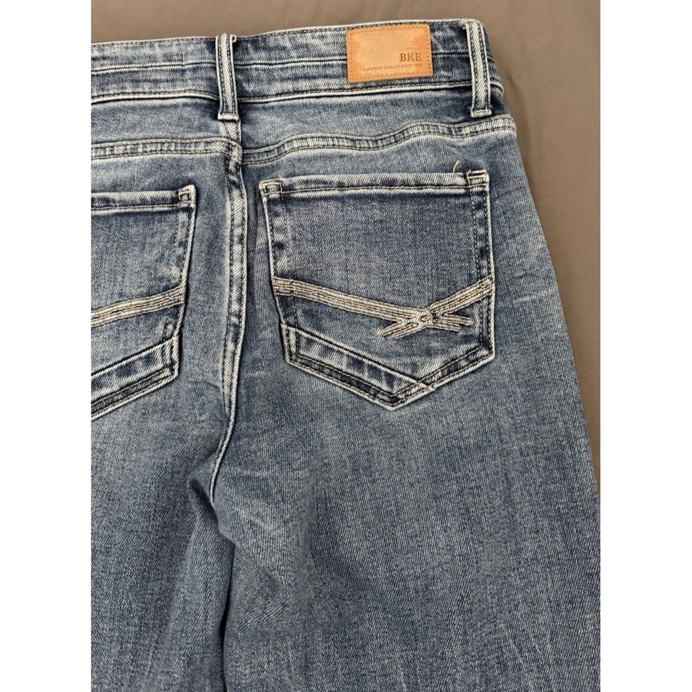 BKE Payton Jeans Womens 26S Straight Leg Mid Rise Stretch Medium Wash - Picture 13 of 15